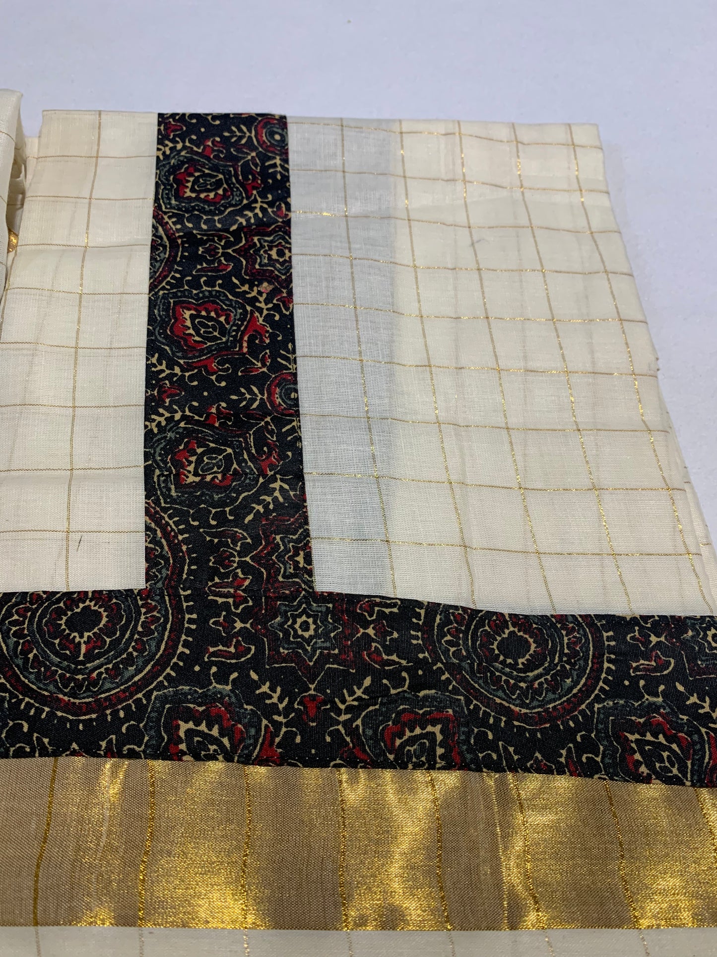 Ajrak dhavani set