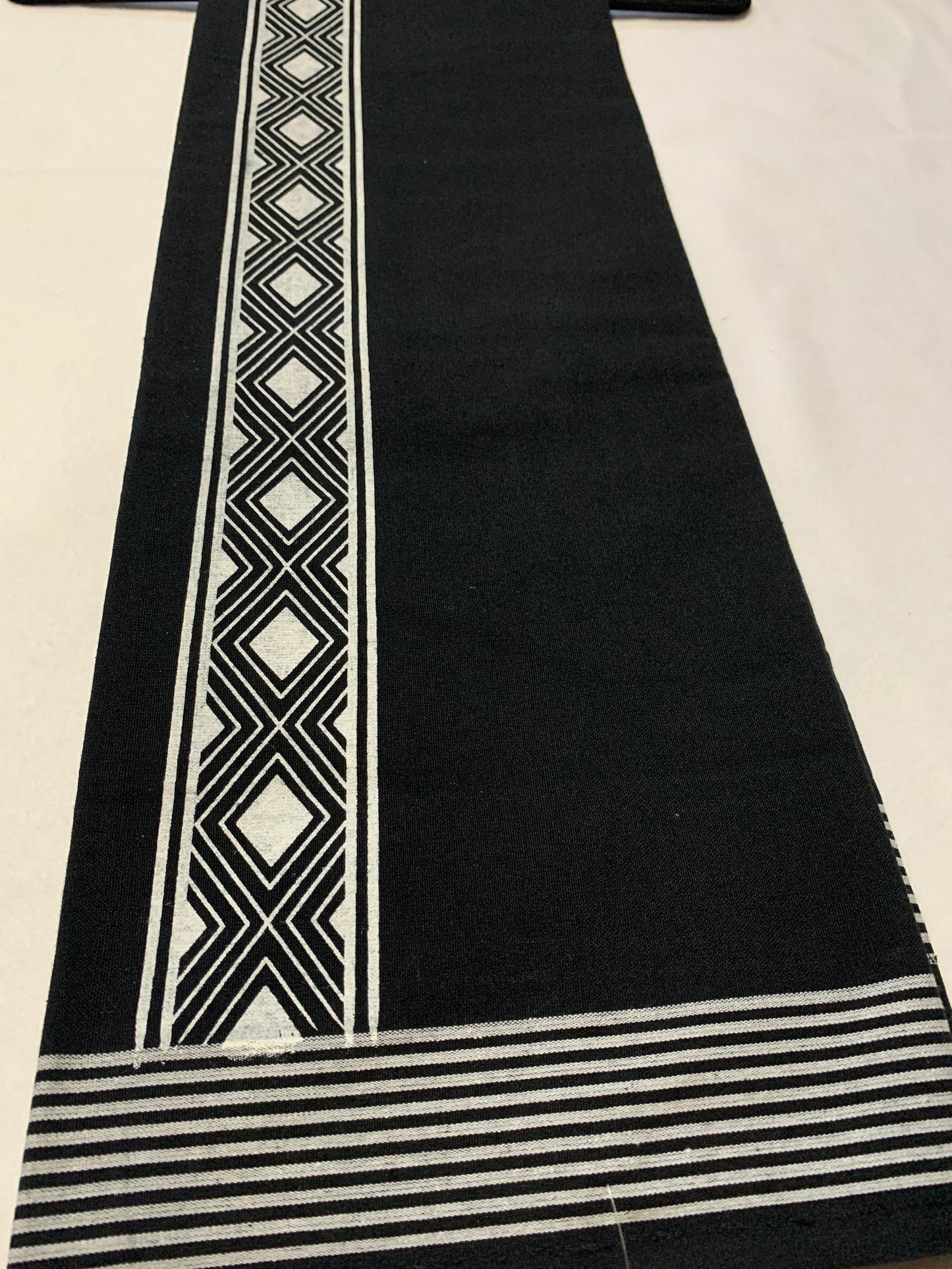 khadi single black mundu