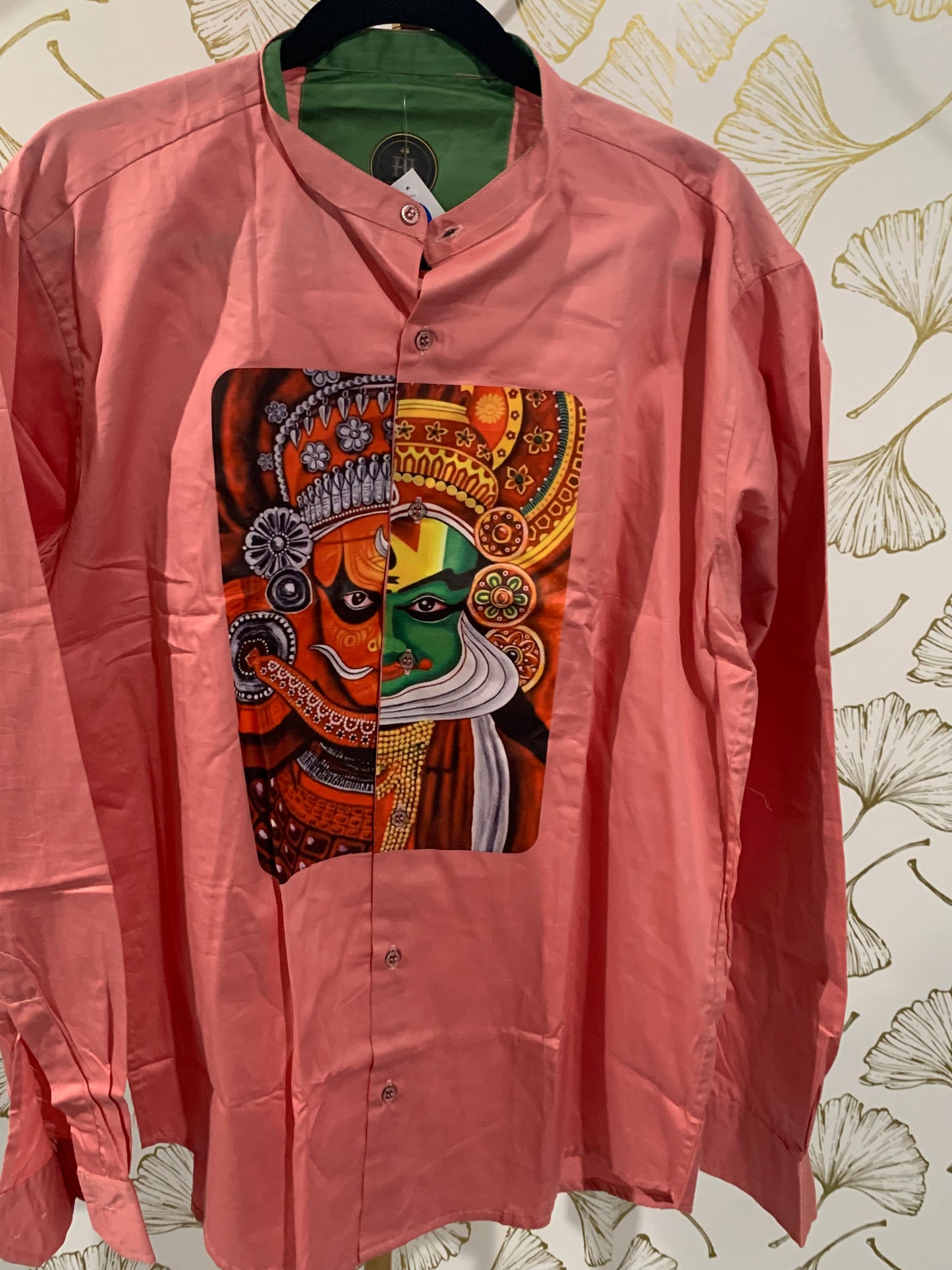 Traditional printed cotton shirt
