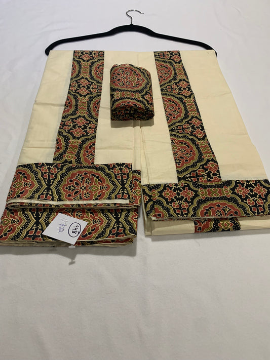 Ajrak border set mundu