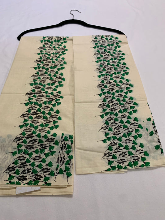 floral printed set mundu