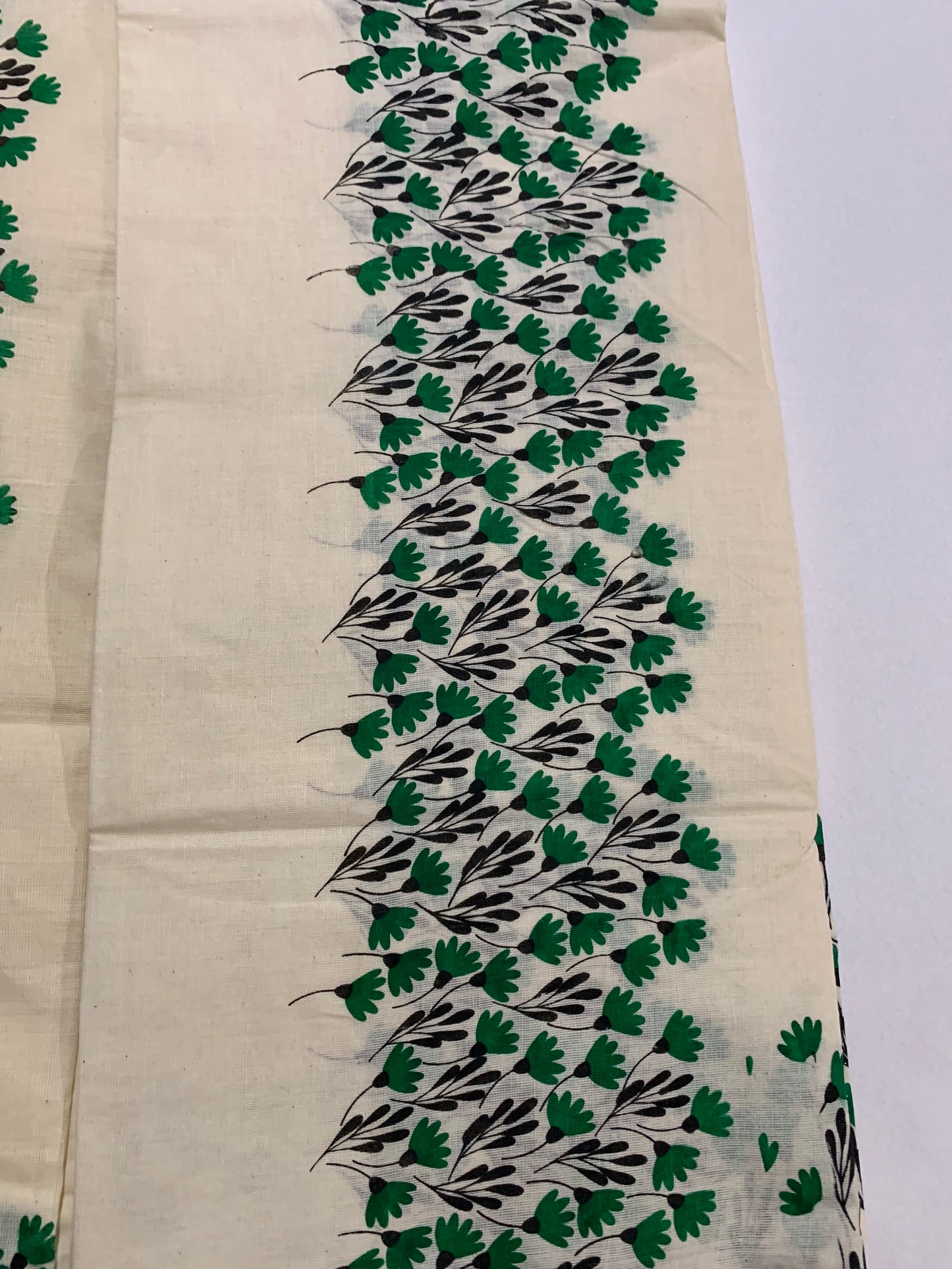 floral printed set mundu