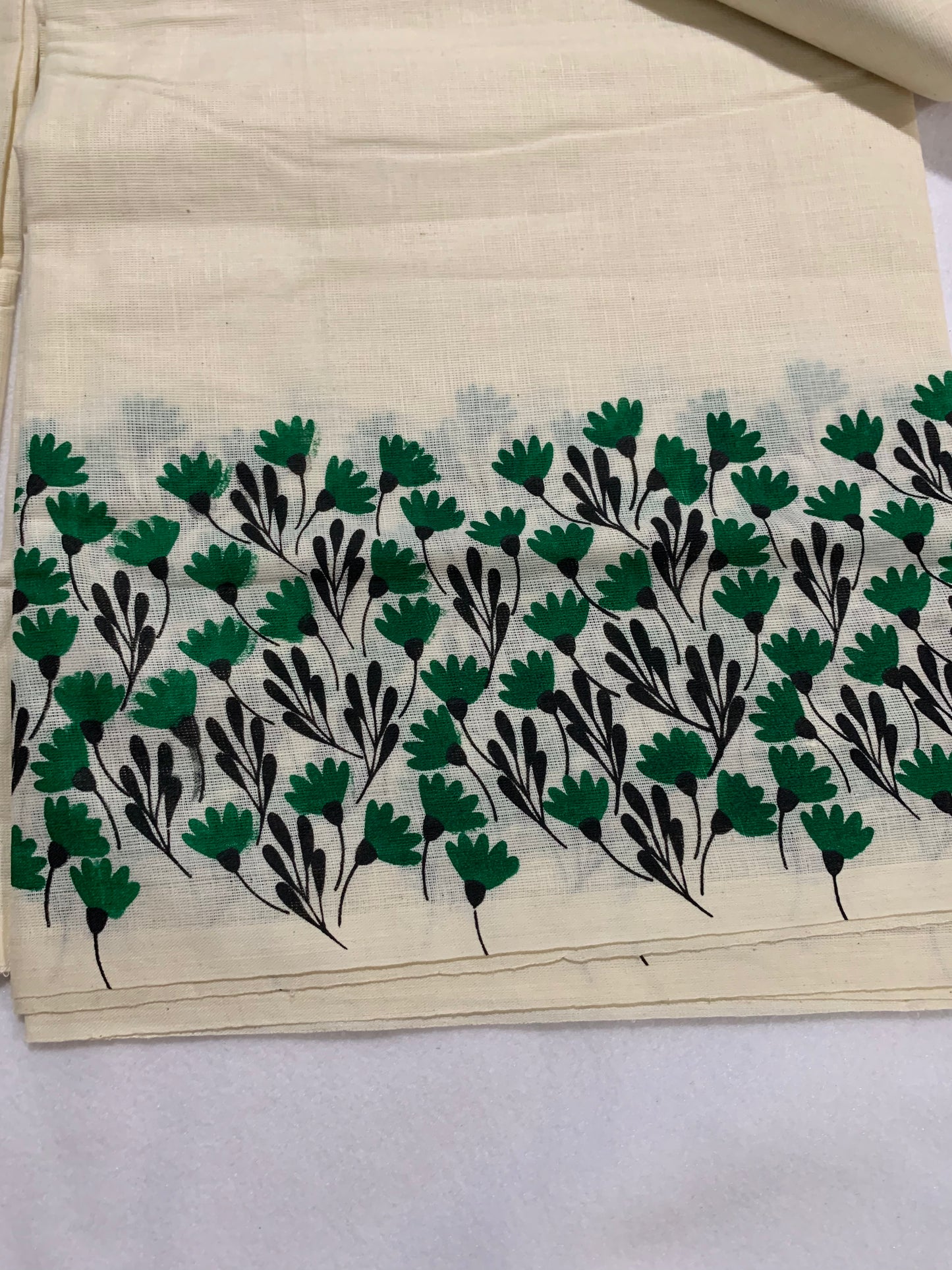 floral printed set mundu