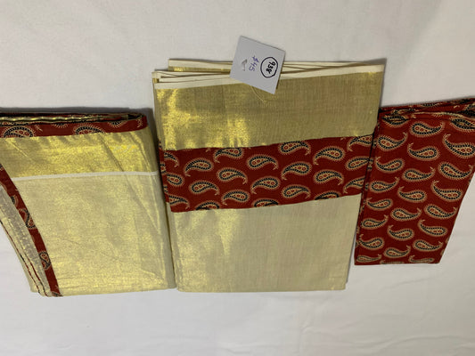 Ajrak tissue dhavani set