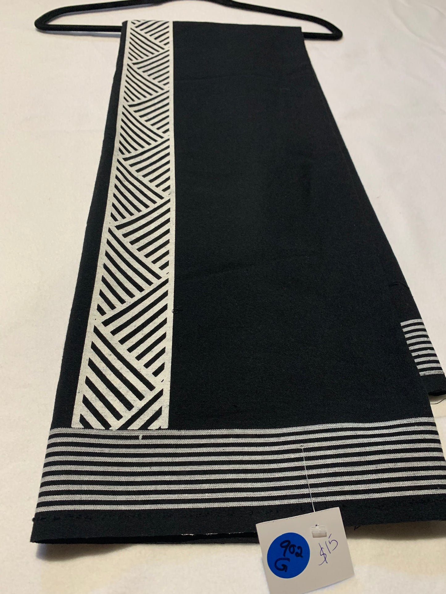 khadi  black single mundu