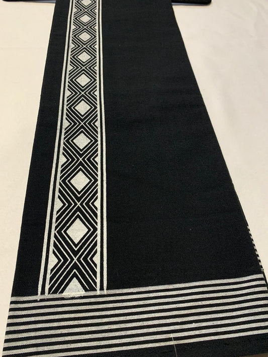 khadi single black mundu