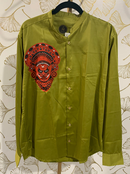 Traditional printed cotton shirt