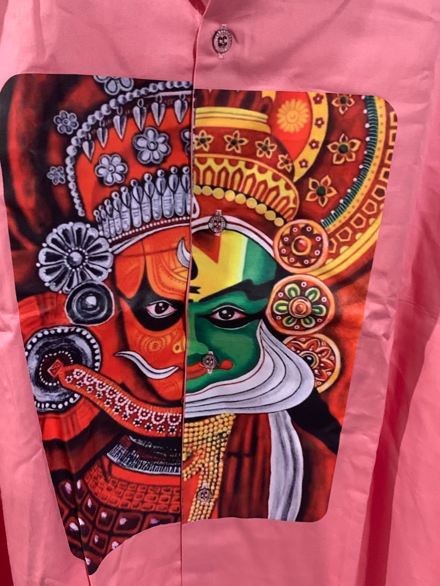 Traditional printed cotton shirt