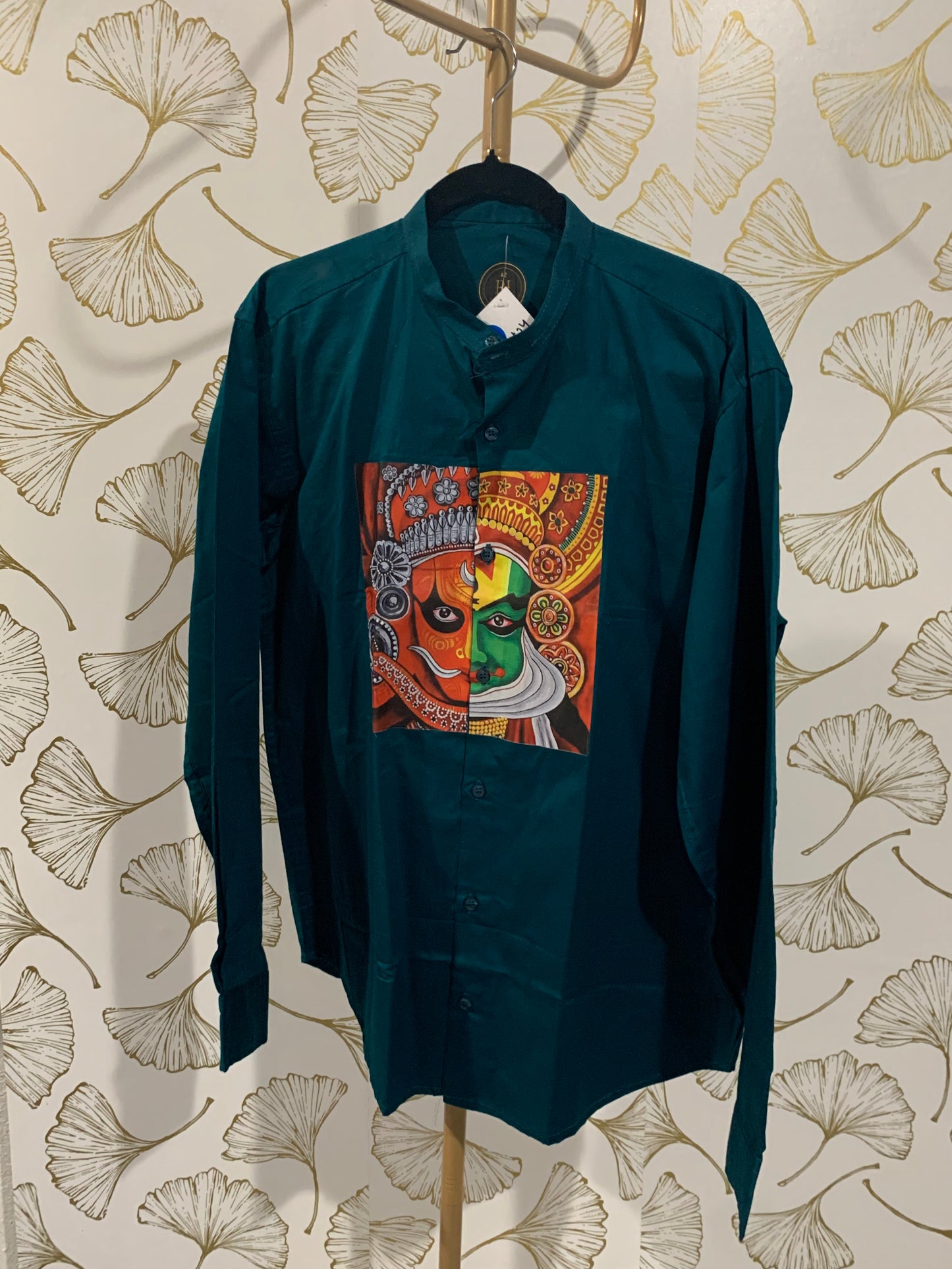 Traditional printed cotton shirt