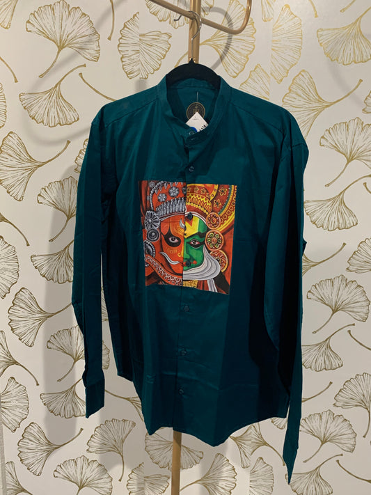 Traditional printed cotton shirt