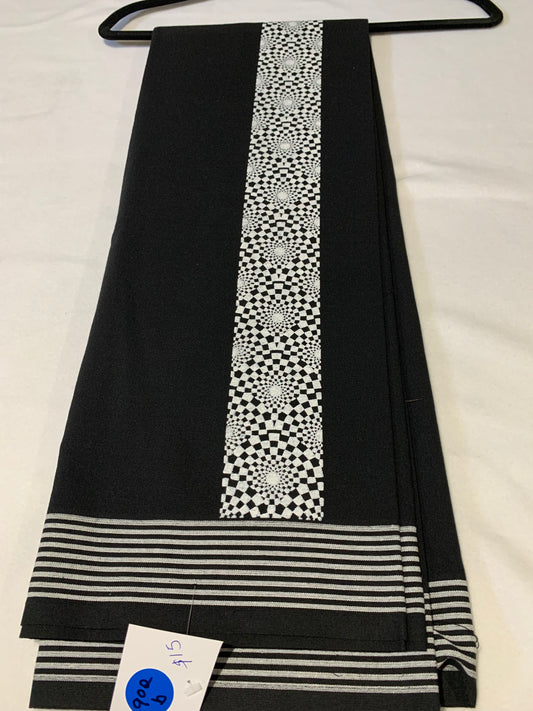 Black khadi mundu