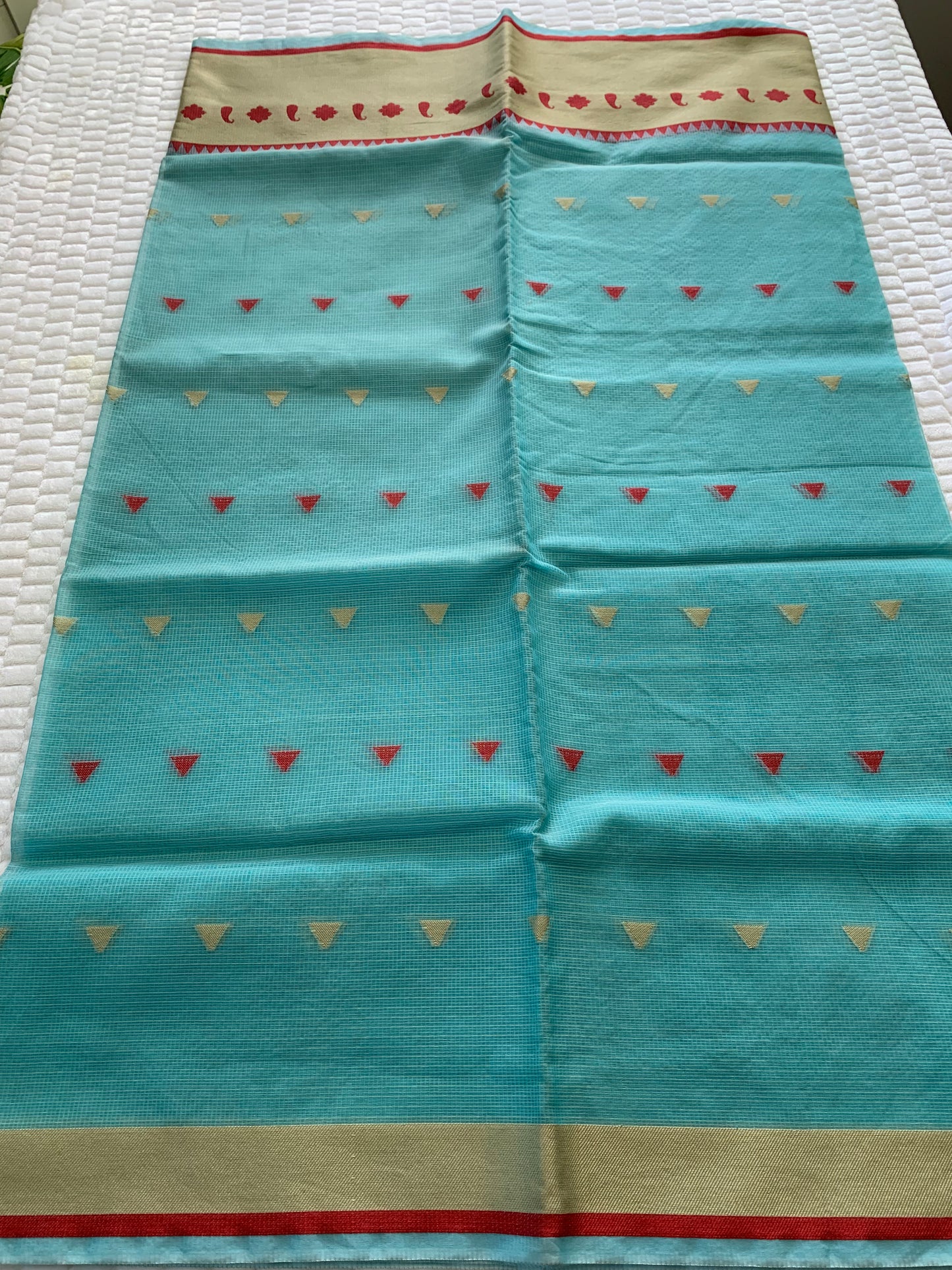 Teal Kotta Saree