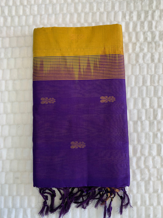 Mustard Yellow Kanchi Cotton Silk