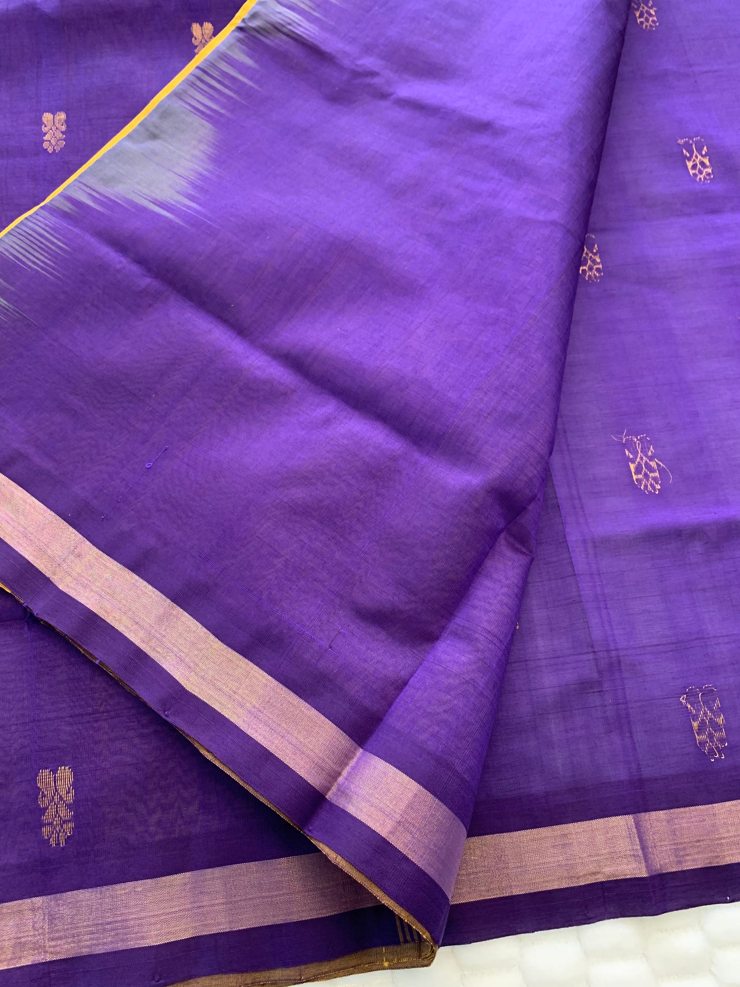 Mustard Yellow Kanchi Cotton Silk