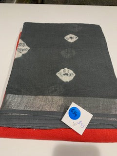 Tie dye Linen Saree