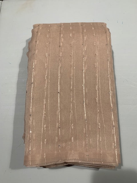 Peach net kotta saree