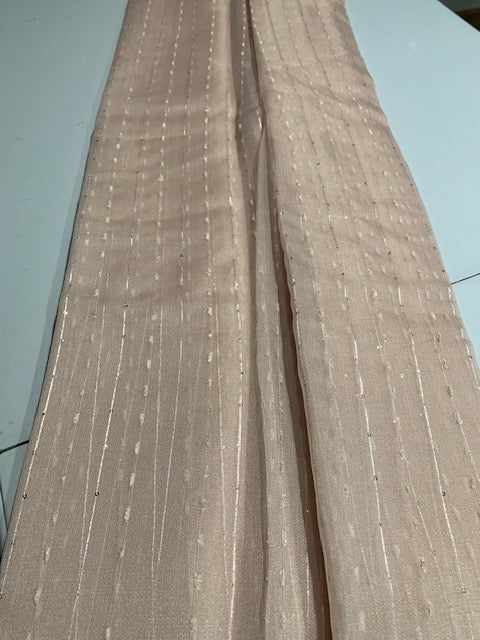 Peach net kotta saree