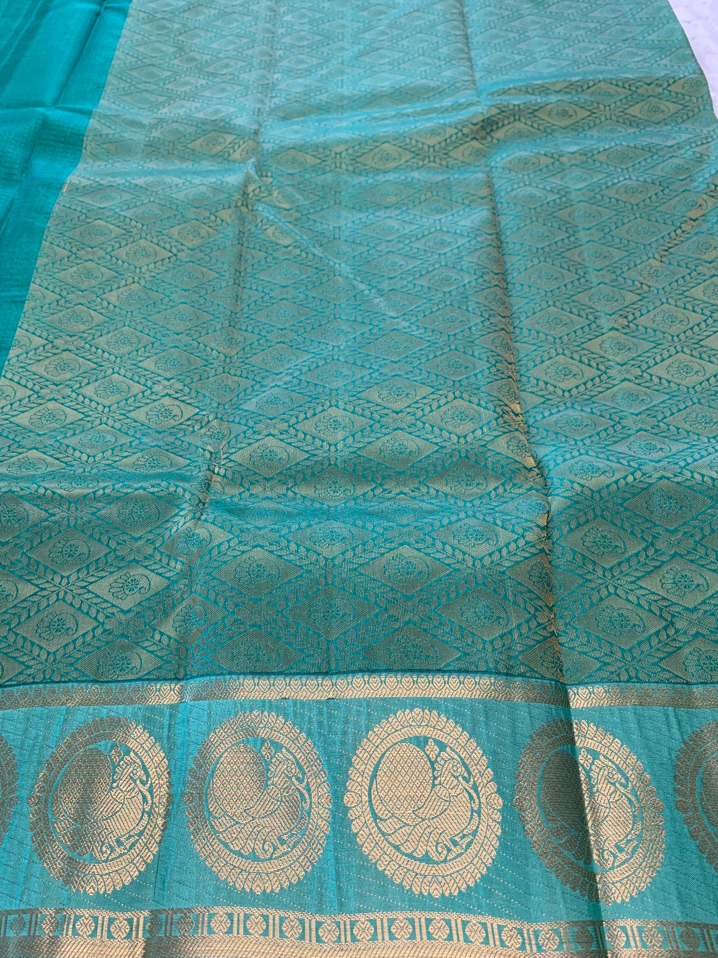 Orange Kanchipuram Saree